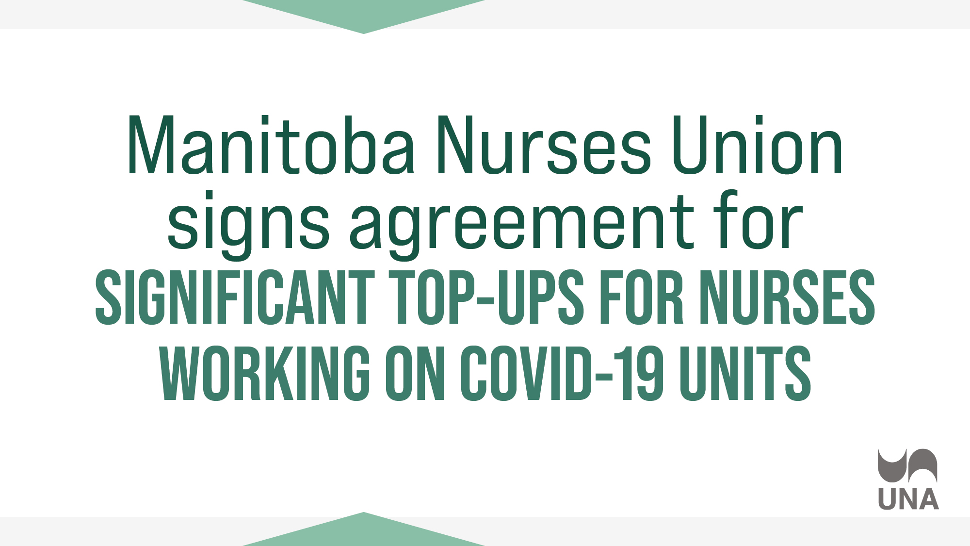 Manitoba Nurses Union signs agreement for significant topups for