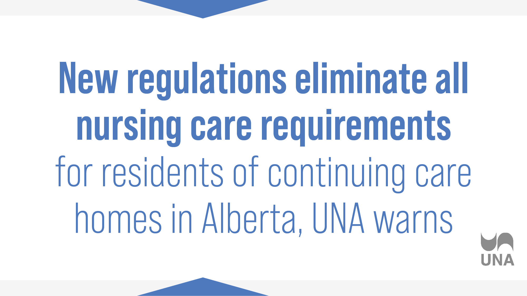 New regulations eliminate all nursing care requirements for residents